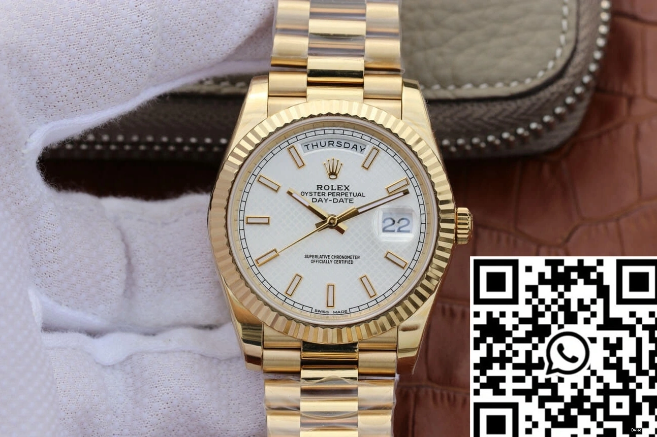 EW Dial M228238-0008 Day-Date Factory Silver Rolex 0122